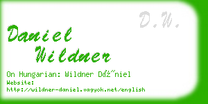 daniel wildner business card